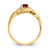 14k Garnet and Diamond Ring - XB-66A19088-7427