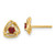 14k Garnet Post Earrings - EM-6811C533-4645