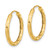 14k Gold Polished Faceted 2.5mm Hoop Earrings - TF-BFAE0926-5781