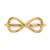 14k Gold Polished Infinity Ring