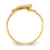 14K Gold Polished Jesus Band Ring