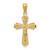 14k Gold Polished Small Passion Crucifix Pendant