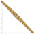 14k Graduated 7-10mm Fancy Byzantine 7.25 inch Bracelet