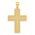 14k Greek Key Filigree Cross Pendant