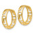 14k Greek Key Hinged Hoop Earrings
