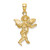 14K Guardian Angel Walking Charm