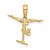 14k Gymnastics Pendant