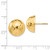 14k Hammered Half Ball Post Earrings - E9-968FDA49-7572