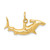 14k Hammerhead Shark Charm