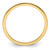 10K Yellow Gold 1.2mm Beaded Stackable Band Size 5