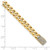 14k Hand-polished 7mm Miami Cuban Link 1.55 carat Diamond Clasp 8.25 inch Bracelet
