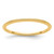 10K Yellow Gold 1.2mm Beaded Stackable Band Size 7.5