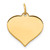 14K Heart Disc Charm - XM-569B9DFE-8072