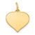 14K Heart Disc Charm - XM-80ADB024-4941