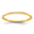 10K Yellow Gold 1.2mm Criss-Cross Pattern Stackable Band Size 5.5