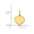 14K Heart Disc Charm - XM-E05F37F1-4131