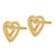 14k Heart Earrings - S1-00C71CDE-6384