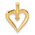 14k Heart Pendant Mounting - PM-61435FF6-6932