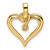 14k Heart Pendant Mounting - PM-65F8CDDC-7704