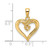 14k Heart Pendant Mounting - PM-AE3D337C-5897