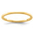 10K Yellow Gold 1.2mm Flat Polished Stackable Band Size 10