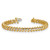 14k Holds 0.93 carat 55-1.6mm Round Diamond Fancy Spiral 7 inch Tennis Bracelet Mounting