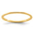 10K Yellow Gold 1.2mm Half Round Polished Stackable Band Size 4