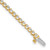 14k Holds 3.3 carat 56-2.5mm Round Diamond 3-prong 7 inch Tennis Bracelet Mounting