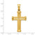 14k Hollow Cross Pendant - C3-3A0E9B41-5916