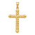14k Hollow Cross Pendant - C3-58B6F6F6-7964