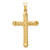 14k Hollow Cross Pendant - C3-58B6F6F6-7964