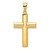 14k Hollow Cross Pendant - K1-17A8A059-7842