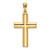 14k Hollow Cross Pendant - K1-17A8A059-7842