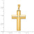 14k Hollow Cross Pendant - K1-9182A4E2-9345