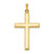 14k Hollow Cross Pendant - XR-9AB5F733-6668