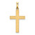 14k Hollow Cross Pendant - XR-E2FD03D8-6076