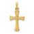 14k Hollow Cross Pendant - XR-F2F366F1-3278