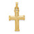 14k Hollow Latin Cross Pendant - XR-0E855C9F-9124