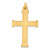 14k Hollow Latin Cross Pendant - XR-84A68C02-2192