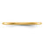 10K Yellow Gold 1.2mm Half Round Satin Stackable Band Size 7