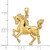 14K Horse Charm - K6-2CCBCF84-2348