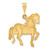 14k Horse Pendant - C5-B4755843-6386