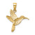 14k Hummingbird Pendant - C3-CFD6660F-2660
