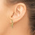 14K Hummingbird Post Dangle Earrings