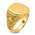 14k IBGoodman 16.5x14.8mm Men's Cushion Signet Ring