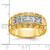 14k IBGoodman Men's 1 carat Diamond Nugget Complete Ring