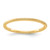 10K Yellow Gold 1.2mm Twisted Wire Pattern Stackable Band Size 7