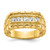 14k IBGoodman Men's 1/3 carat Diamond Nugget Complete Ring - B5-017D4B83-7906