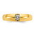 14k IBGoodman Men's 1/5 carat Diamond Complete Ring