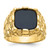 14k IBGoodman Men's Onyx Nugget Ring Mounting